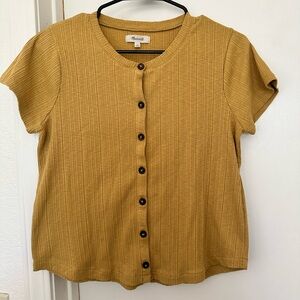 Madewell Mustard Top